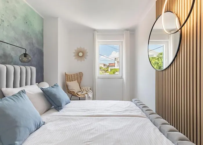 公寓 In Arbanija With Sea View, Terrace, Air Conditioning, Wifi 5139-2