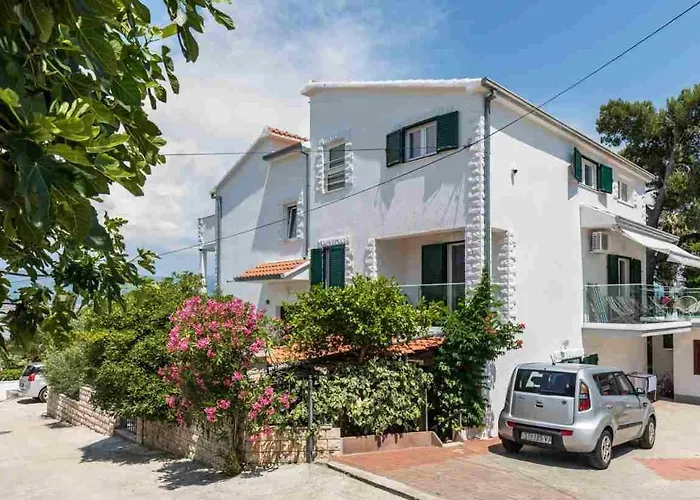 In Arbanija With Sea View, Terrace, Air Conditioning, Wifi 5139-2 特罗吉尔