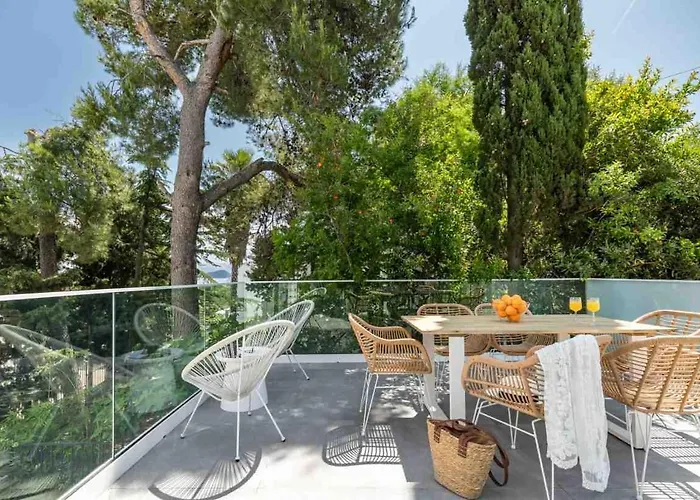 公寓 In Arbanija With Sea View, Terrace, Air Conditioning, Wifi 5139-2
